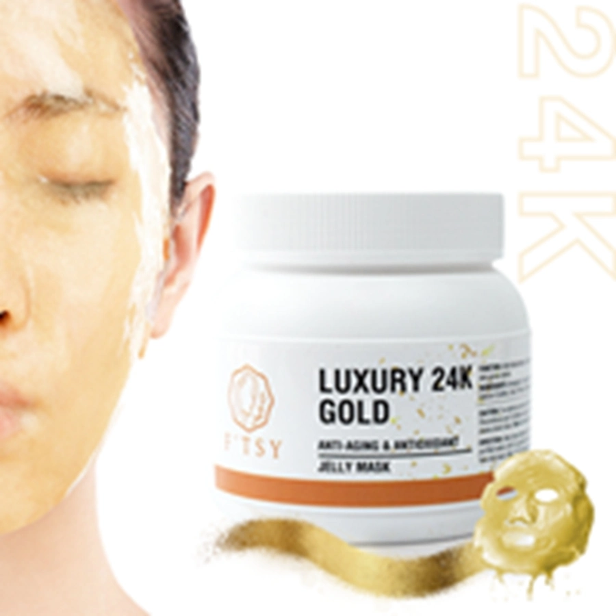 Jelly-Like Texture Refreshing Fragrances Deep Hydration Nourishing Skin Care Face & Body Organic Peel off Powder Vampire 24K Gold Jelly Mask